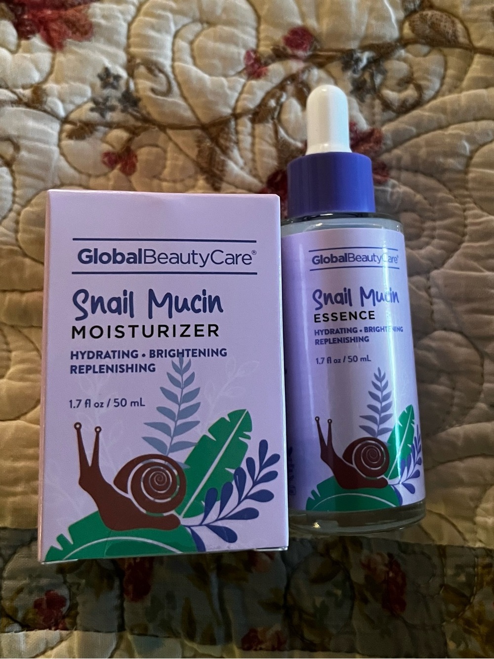 Global Beauty Care Snail Mucin Moisturizer Essence 1.7 oz – NEW